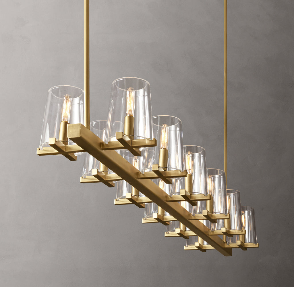 Artisan Pauillac Linear Chandelier, alternate view