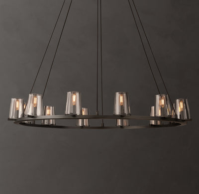 Artisan Pauillac Round Chandelier – 48" Bronze