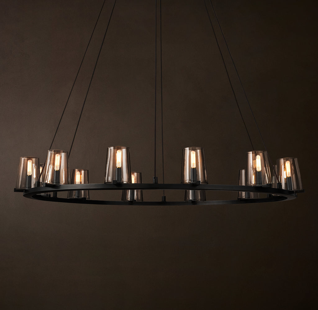 Artisan Pauillac Round Chandelier – 48" Bronze