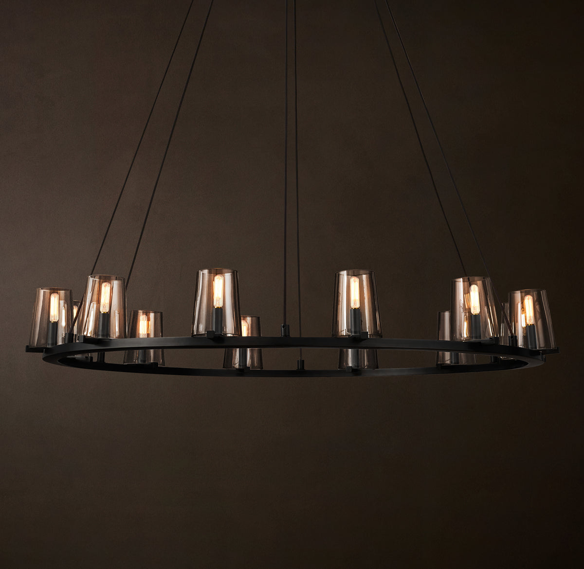 Artisan Pauillac Round Chandelier – 48" Bronze