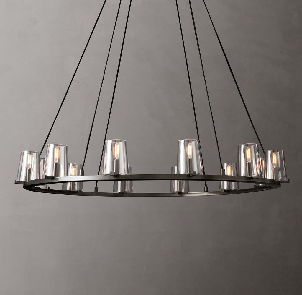 Artisan Pauillac Round Chandelier – 48" Bronze