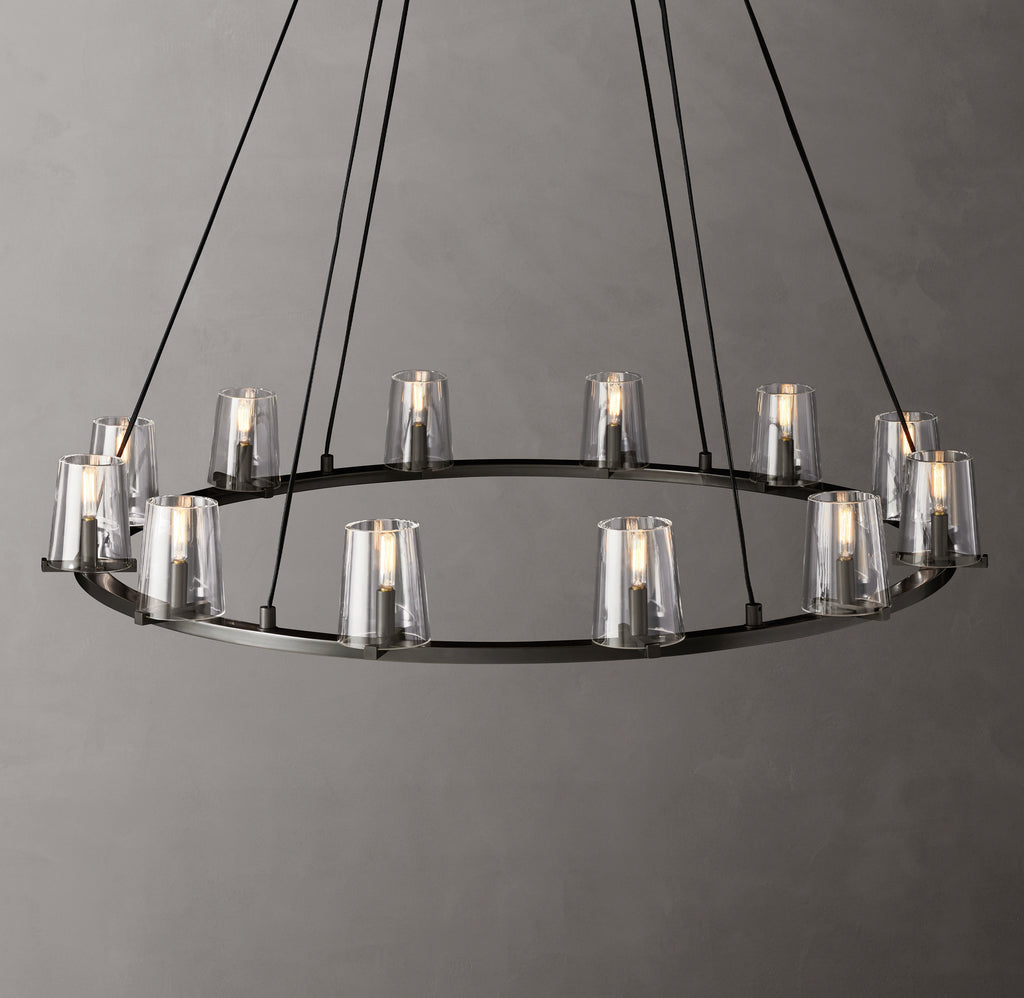 Artisan Pauillac Round Chandelier – 48" Bronze