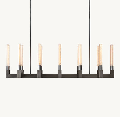 Heritage Cannele Linear Chandelier – 55"
