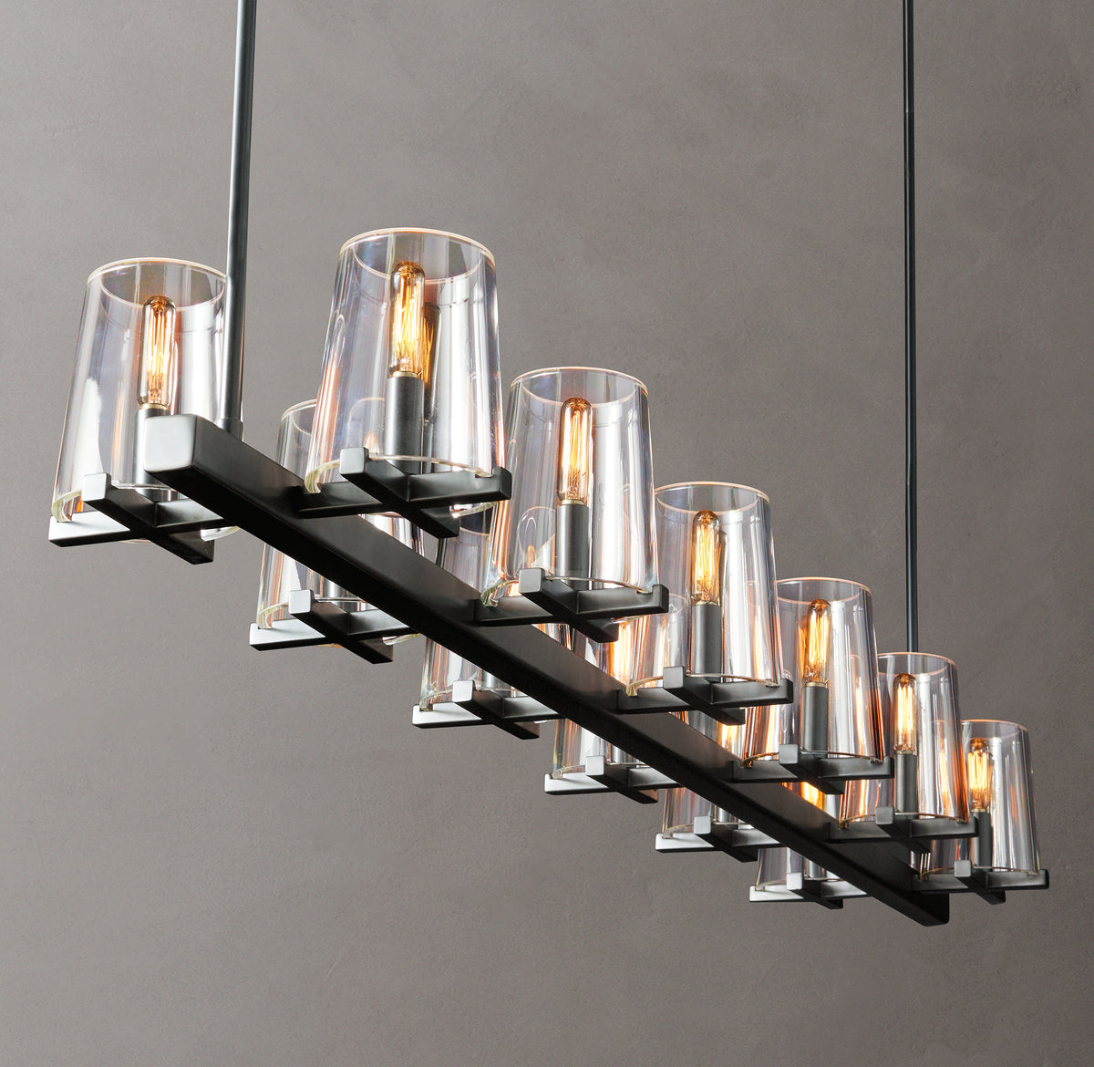 Artisan Pauillac Linear Chandelier, alternate view