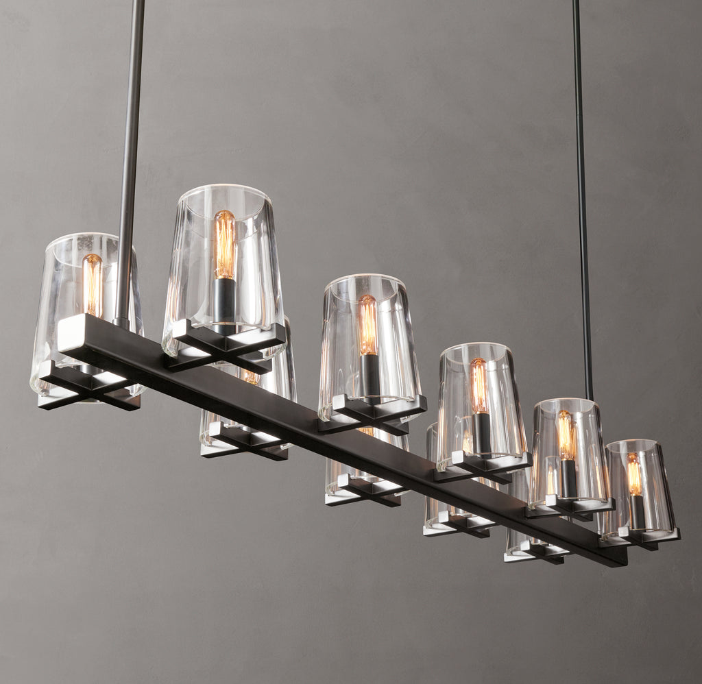 Artisan Pauillac Linear Chandelier, alternate view