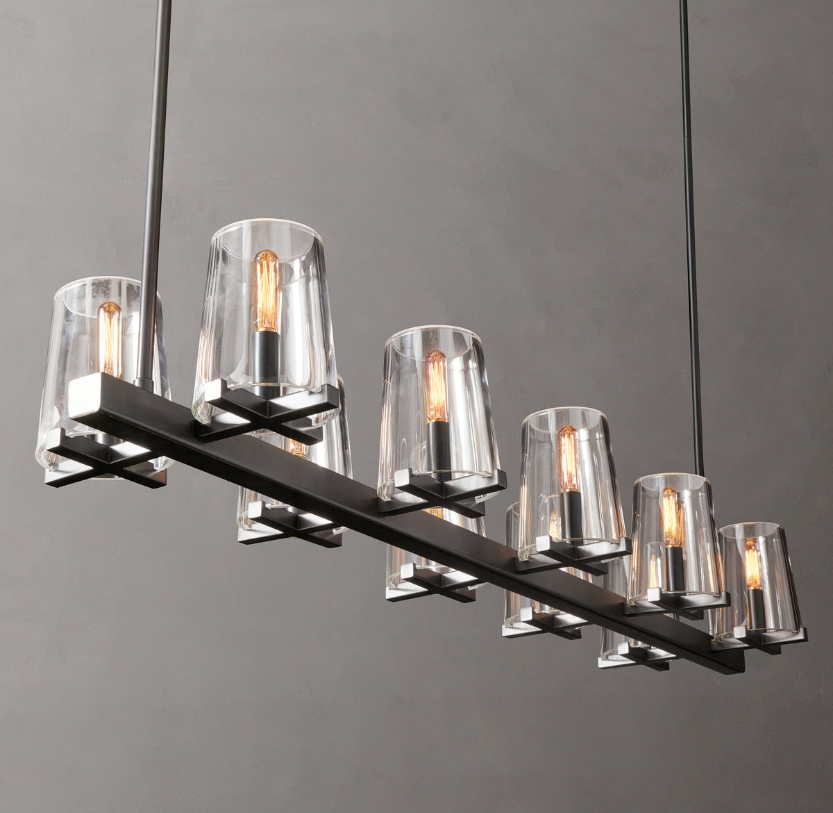 Artisan Pauillac Linear Chandelier, alternate view