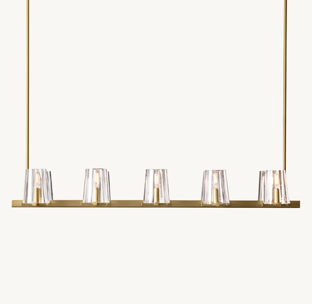 Artisan Pauillac Linear Chandelier, alternate view