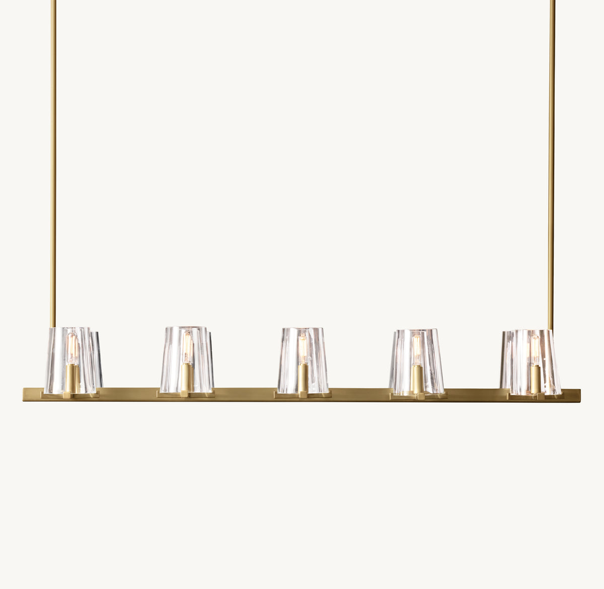 Artisan Pauillac Linear Chandelier, alternate view