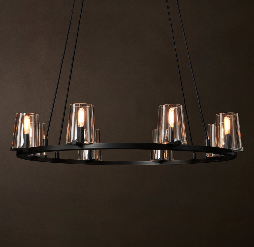 Artisan Pauillac Round Chandelier – 36" Bronze