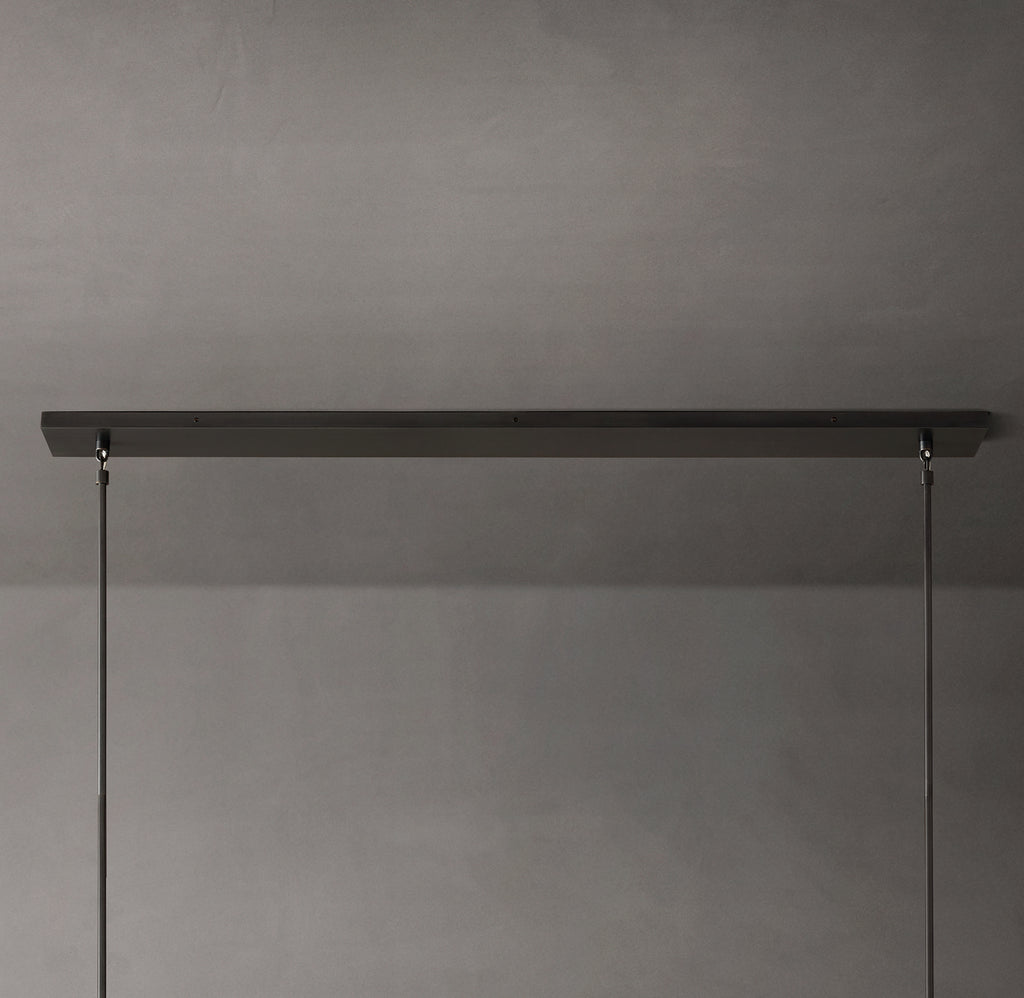 Heritage Boule De Cristal Clear Glass Linear Chandelier