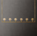Heritage Boule De Cristal Clear Glass Linear Chandelier