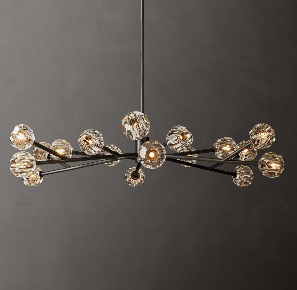 Heritage Boule De Cristal Clear Glass Round Chandelier