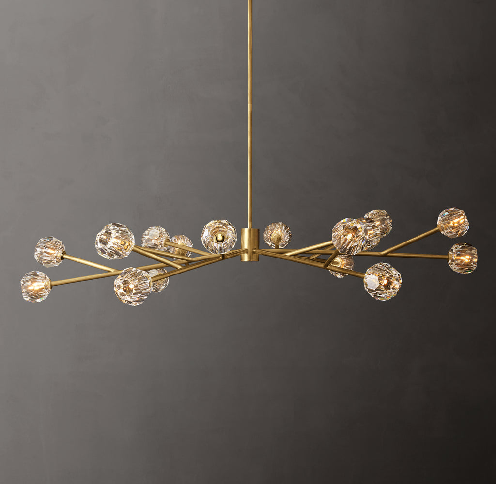 Heritage Boule De Cristal Clear Glass Round Chandelier