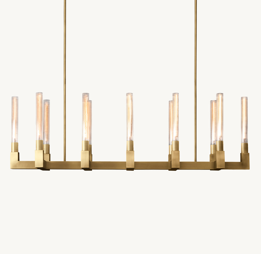 Heritage Cannele Linear Chandelier