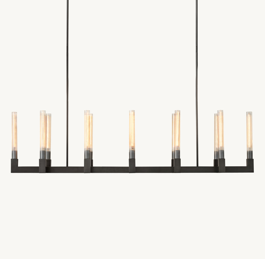 Heritage Cannele Linear Chandelier