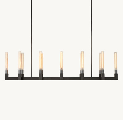 Heritage Cannele Linear Chandelier – 67"