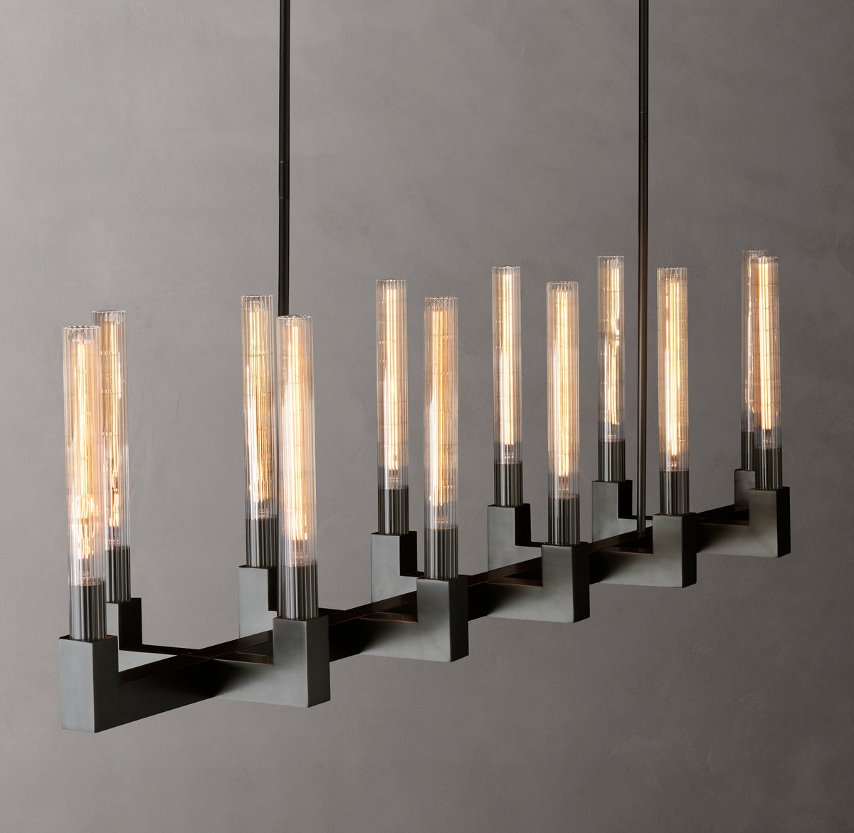 Heritage Cannele Linear Chandelier – 67"