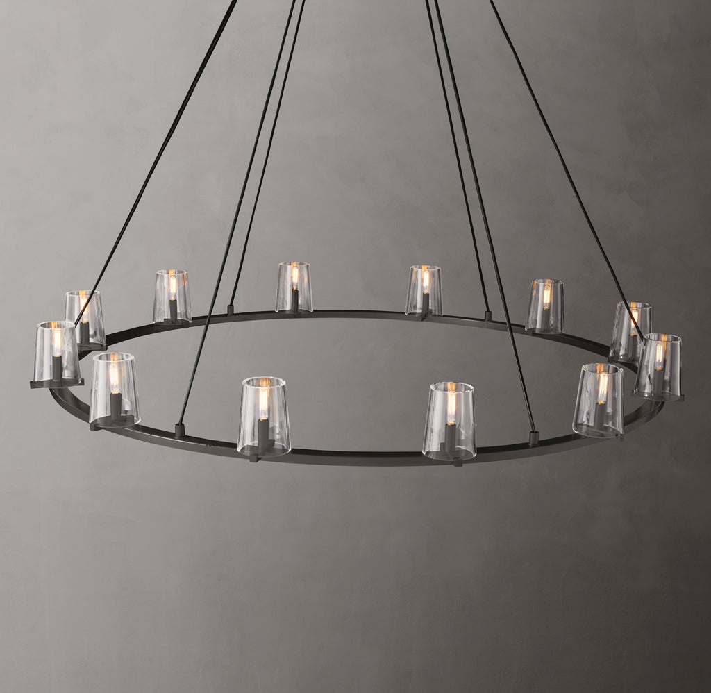 Artisan Pauillac Round Chandelier – 60" Bronze