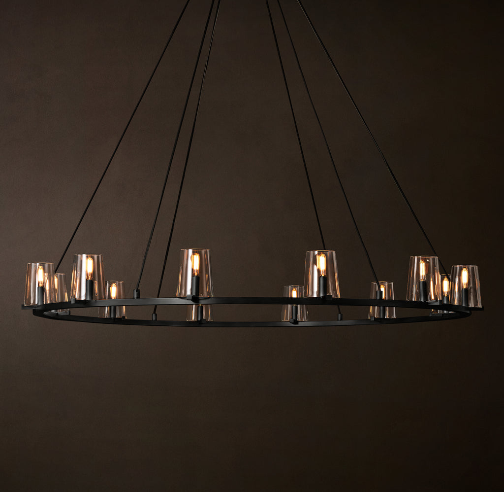 Artisan Pauillac Round Chandelier – 60" Bronze