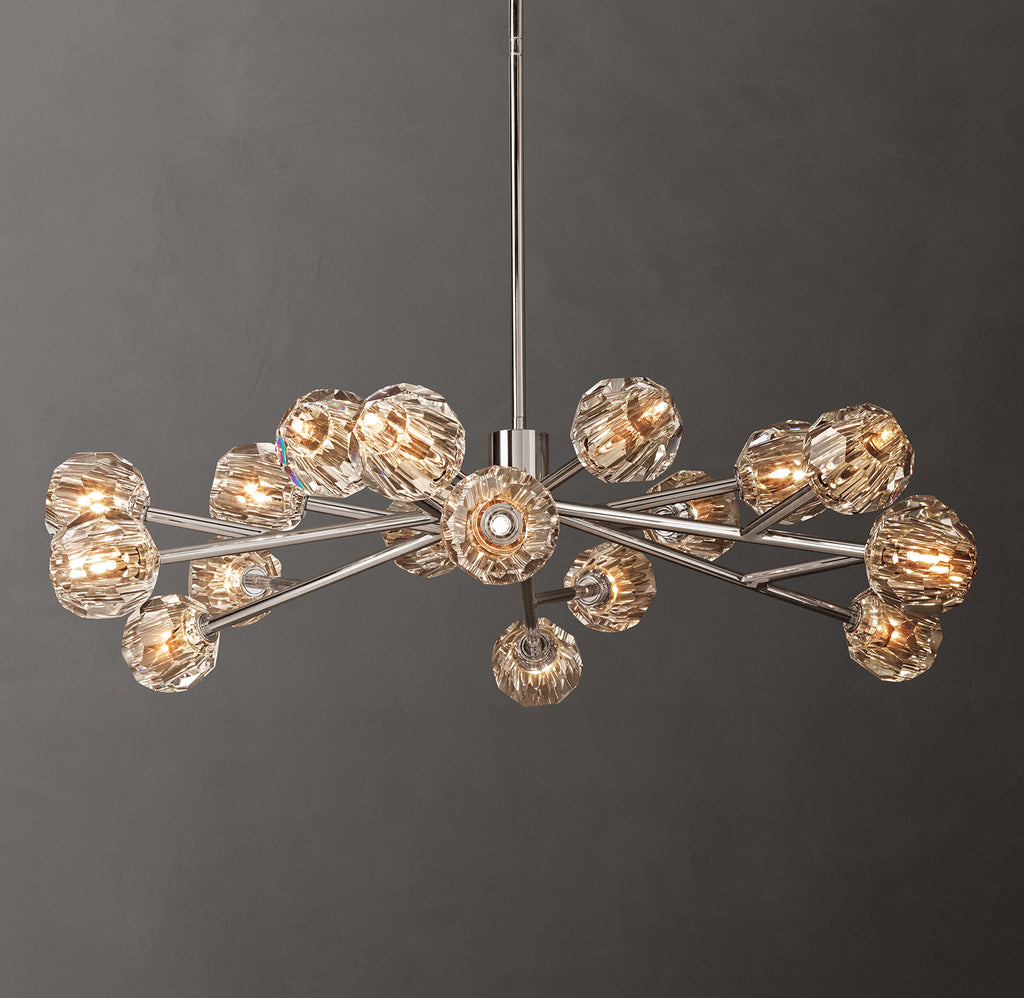Heritage Boule De Cristal Clear Glass Round Chandelier