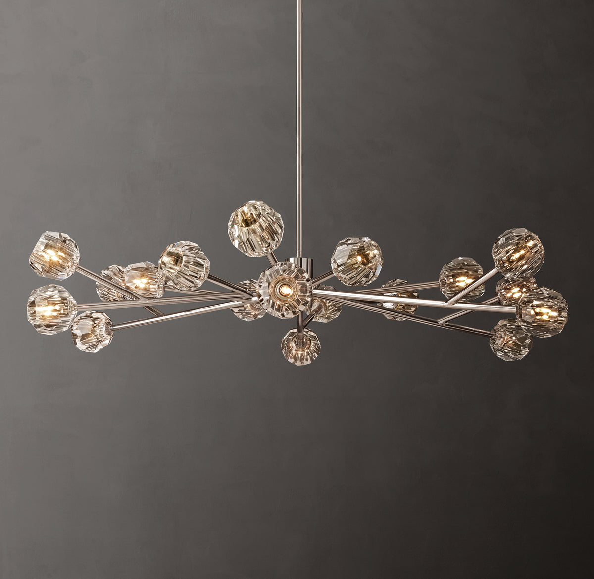 Heritage Boule De Cristal Clear Glass Round Chandelier
