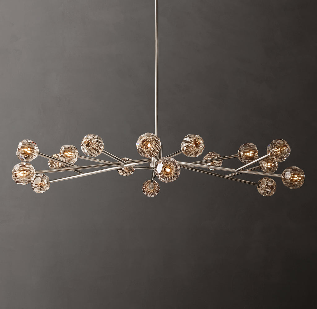 Heritage Boule De Cristal Clear Glass Round Chandelier