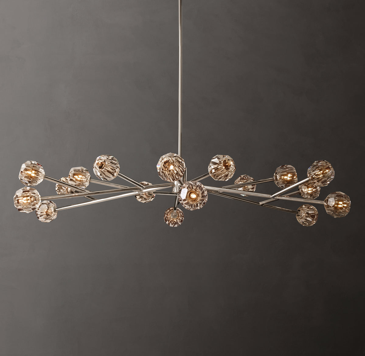 Heritage Boule De Cristal Clear Glass Round Chandelier