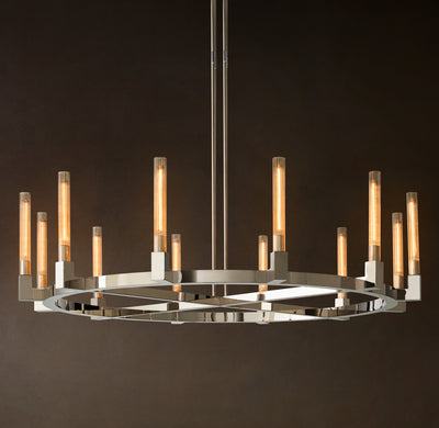 Heritage Cannele Round Chandelier – 60"