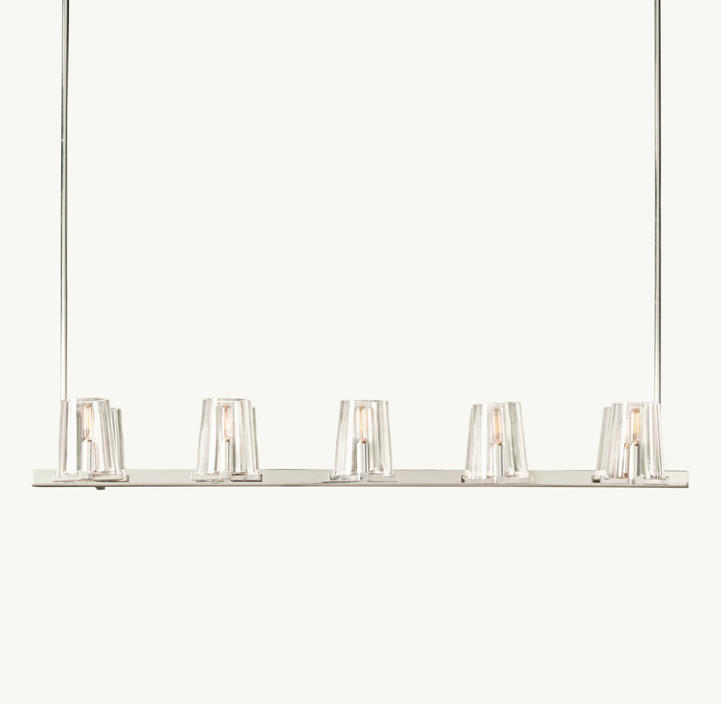 Artisan Pauillac Linear Chandelier, alternate view