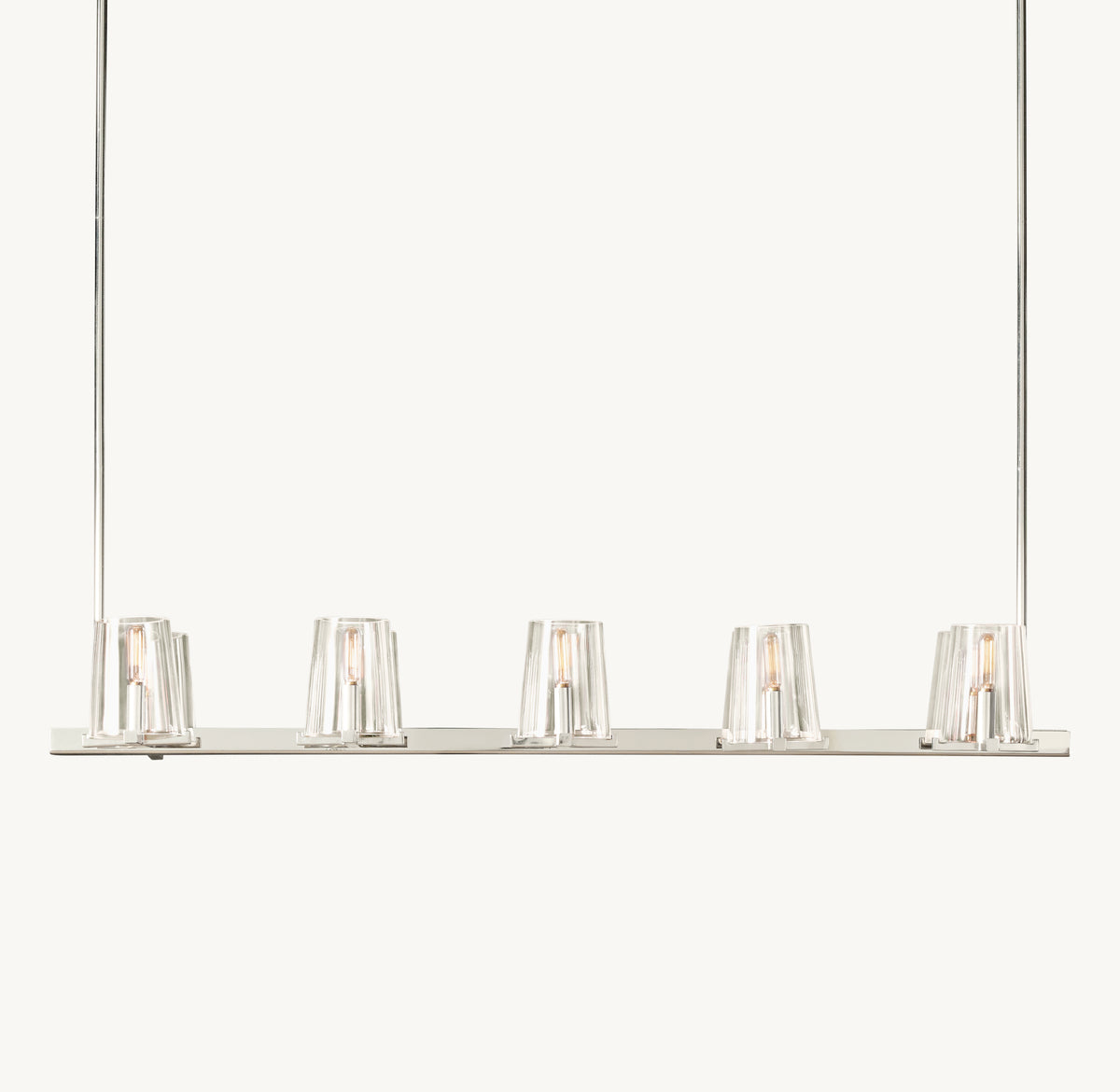 Artisan Pauillac Linear Chandelier, alternate view