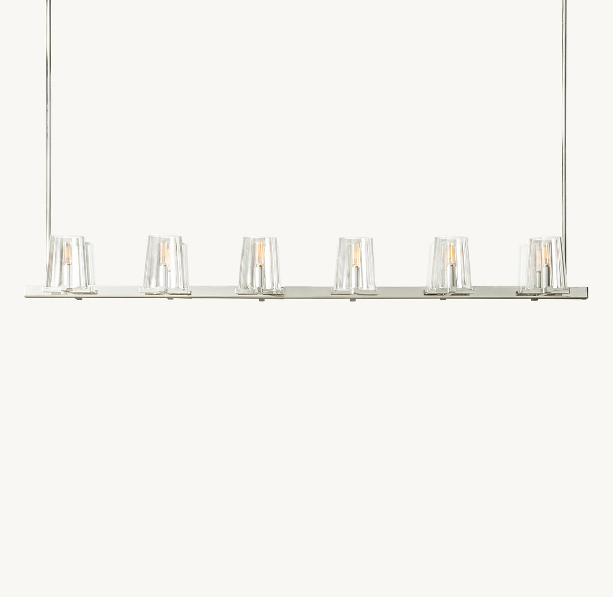 Artisan Pauillac Linear Chandelier, alternate view