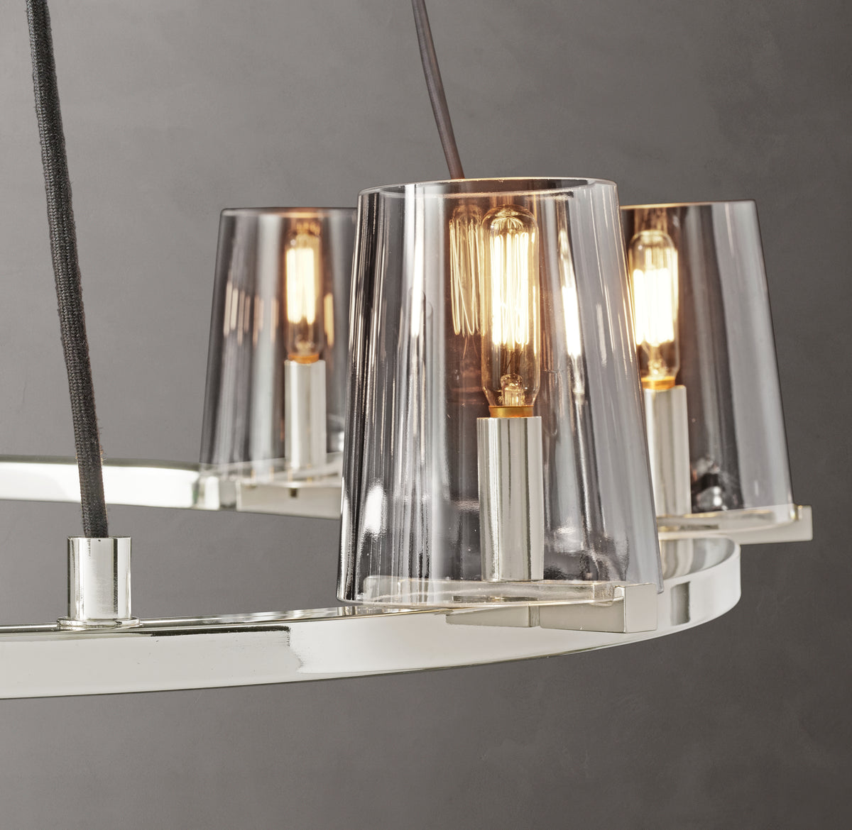 Artisan Pauillac Round Chandelier – 36" Polished Nickel