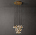 Heritage Boule De Cristal Clear Glass Round Cluster Chandelier