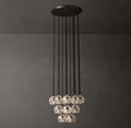 Heritage Boule De Cristal Clear Glass Round Cluster Chandelier