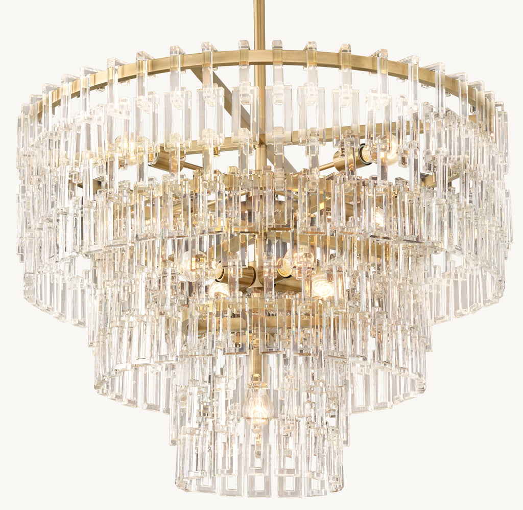 Artisan Marignan Tiered Round Chandelier – 36"