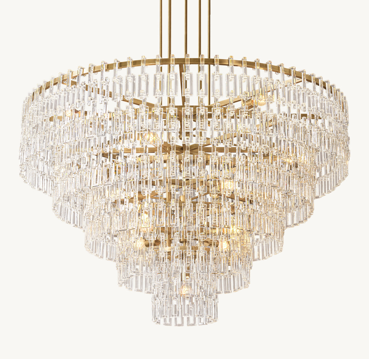 Artisan Marignan Tiered Round Chandelier, alternate view