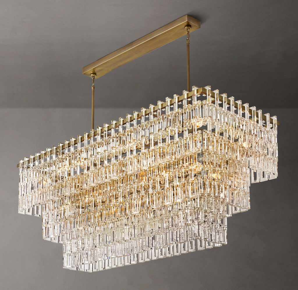 Artisan Marignan Tiered Rectangular Chandelier