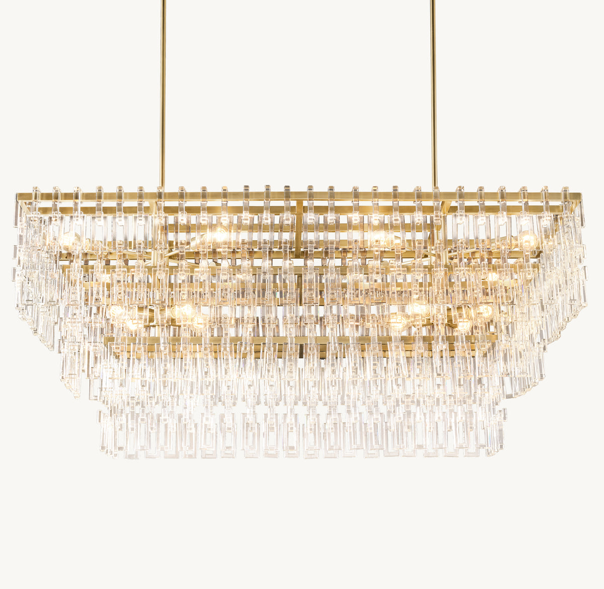 Artisan Marignan Tiered Rectangular Chandelier
